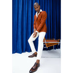 Vinci Leather The Royal Hand Craft Brown Wingtip Oxford Shoe (E-005)