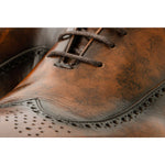 Vinci Leather The Royal Hand Craft Brown Wingtip Oxford Shoe (E-005)