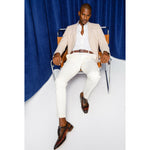Vinci Leather The Royal Hand Craft Burgundy Wingtip Oxford Shoe (E-005)