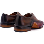 Vinci Leather The Royal Hand Craft Burgundy Wingtip Oxford Shoe (E-005)