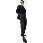Vinci Leather The Safaga Black Woven Derby Shoe (2096)
