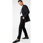 Vinci Leather The Safaga Black Woven Derby Shoe (2096)