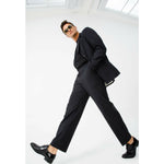 Vinci Leather The Safaga Black Woven Derby Shoe (2096)