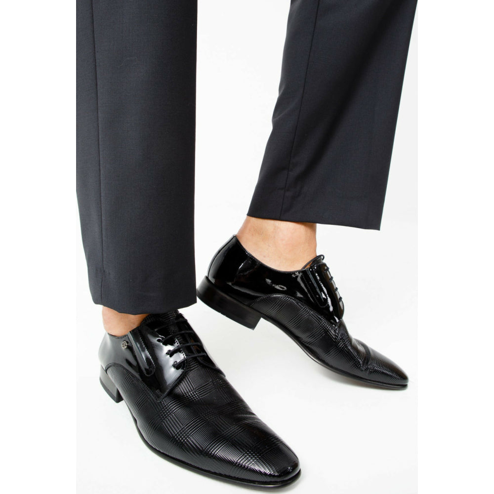 Vinci Leather The San Severo Black Patent Leather Derby Shoe (2002)
