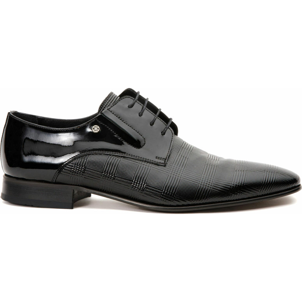 Vinci Leather The San Severo Black Patent Leather Derby Shoe (2002)