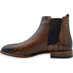 Vinci Leather The Sirocco Brown Leather Chelsea Dress Boot (14546)
