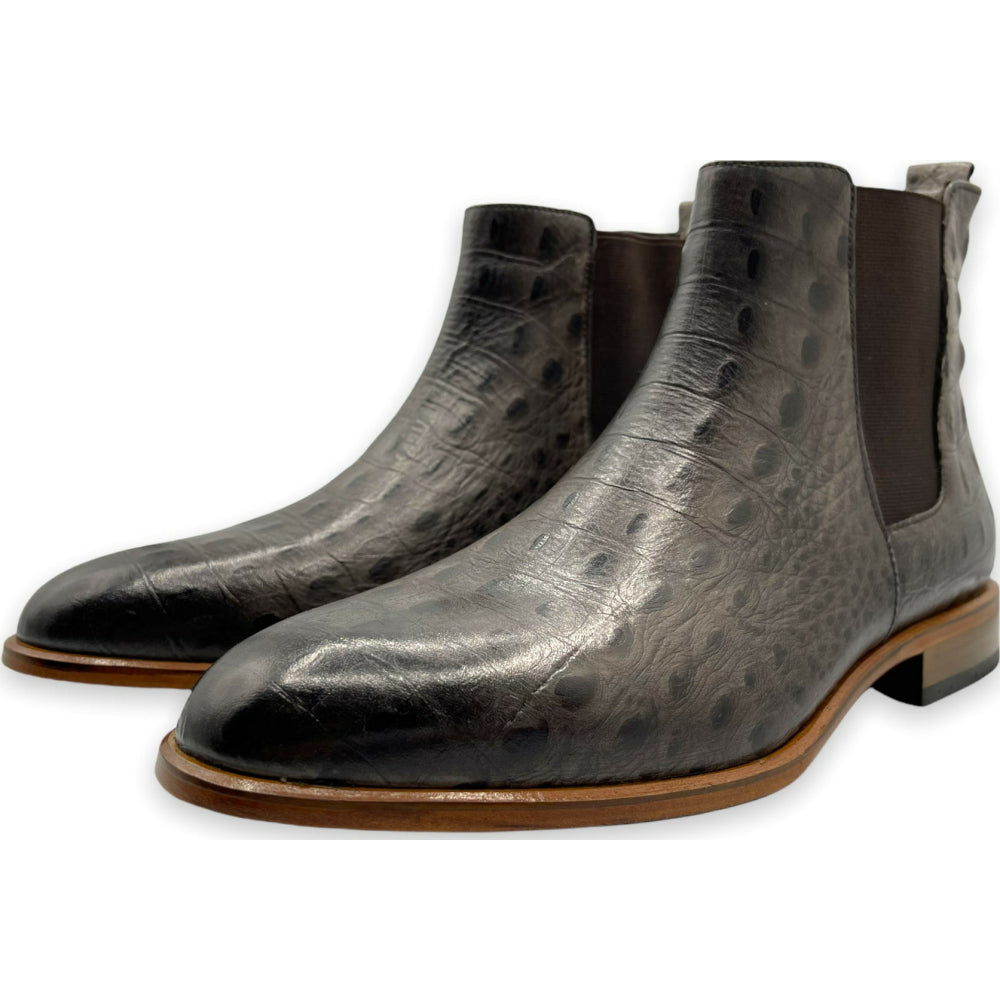 Vinci Leather The Sirocco Vizon Leather Chelsea Dress Boot (14546)