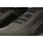 Vinci Leather The Sonoma Plain Black Leather Sneaker (D2122T)