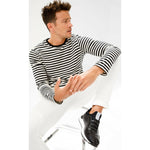 Vinci Leather The Sonoma Plain Black Leather Sneaker (D2122T)