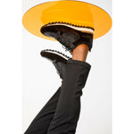 Vinci Leather The Sopez Black Leather Sneaker (15135)