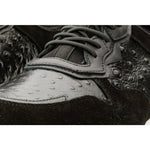 Vinci Leather The Sopez Black Leather Sneaker (15135)