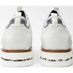 Vinci Leather The Sopez White Leather Sneaker (15135)
