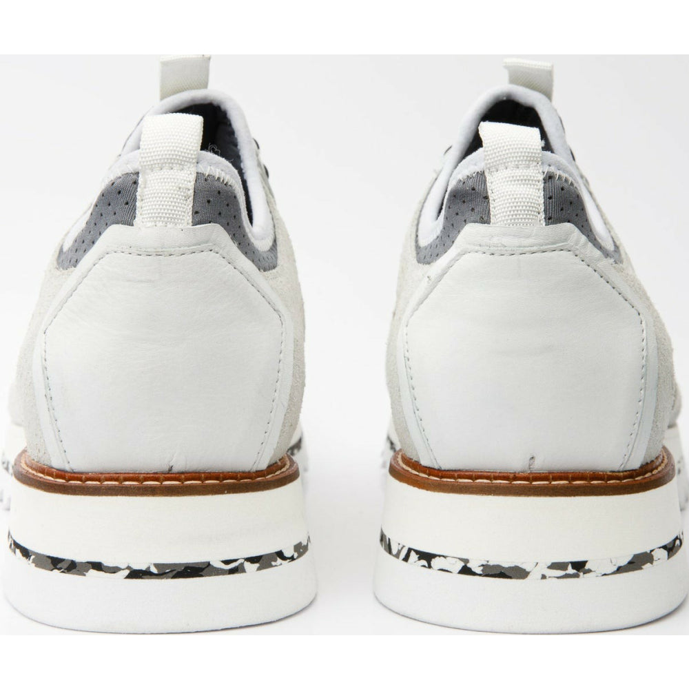 Vinci Leather The Sopez White Leather Sneaker (15135)
