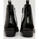 Vinci Leather The Sorhag Black Suede Leather Dress Boot (D-5109)