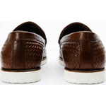Vinci Leather The Sperry Brown Leather Tassel Loafer