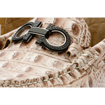 Vinci Leather The Tanca Beige Leather Bit Loafer (15523)