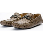 Vinci Leather The Tanca Dark Vizon Leather Bit Loafer (15523)