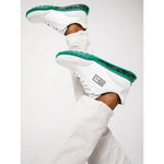 Vinci Leather The Tiran White Leather Sneaker (15160)