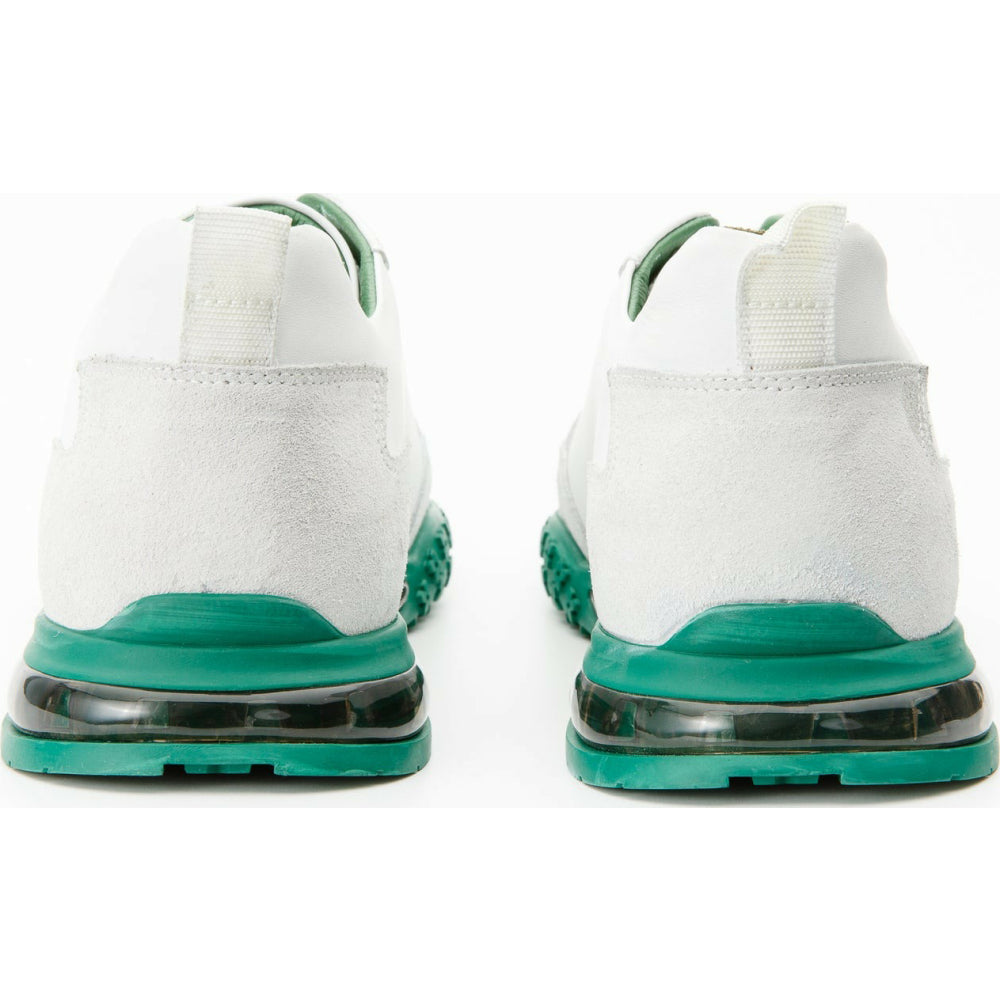 Vinci Leather The Tiran White Leather Sneaker (15160)