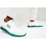 Vinci Leather The Tiran White Leather Sneaker (15160)