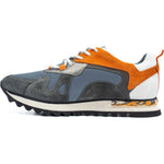 Vinci Leather The Tyler Grey Leather Sneaker (13023)