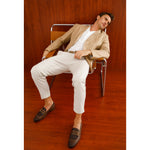 Vinci Leather The Vatra Brown Woven Double Monk Strap Shoe (2135)