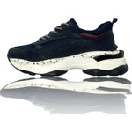 Vinci Leather The Venere Dark Blue Leather Sneaker