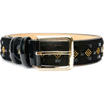 Vinci Leather The Vicino Black Leather Belt