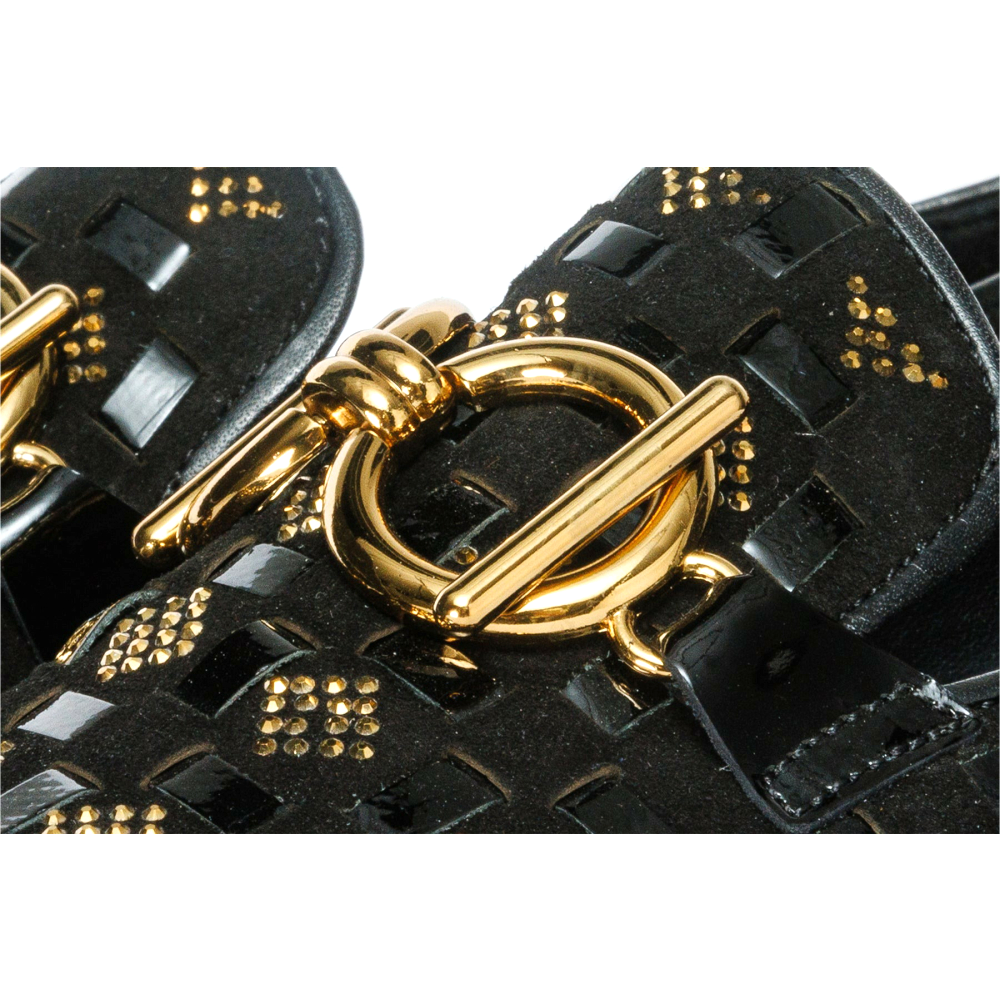 Vinci Leather The Vicino Shoe Black Bit Dress Loafer (11621-1)