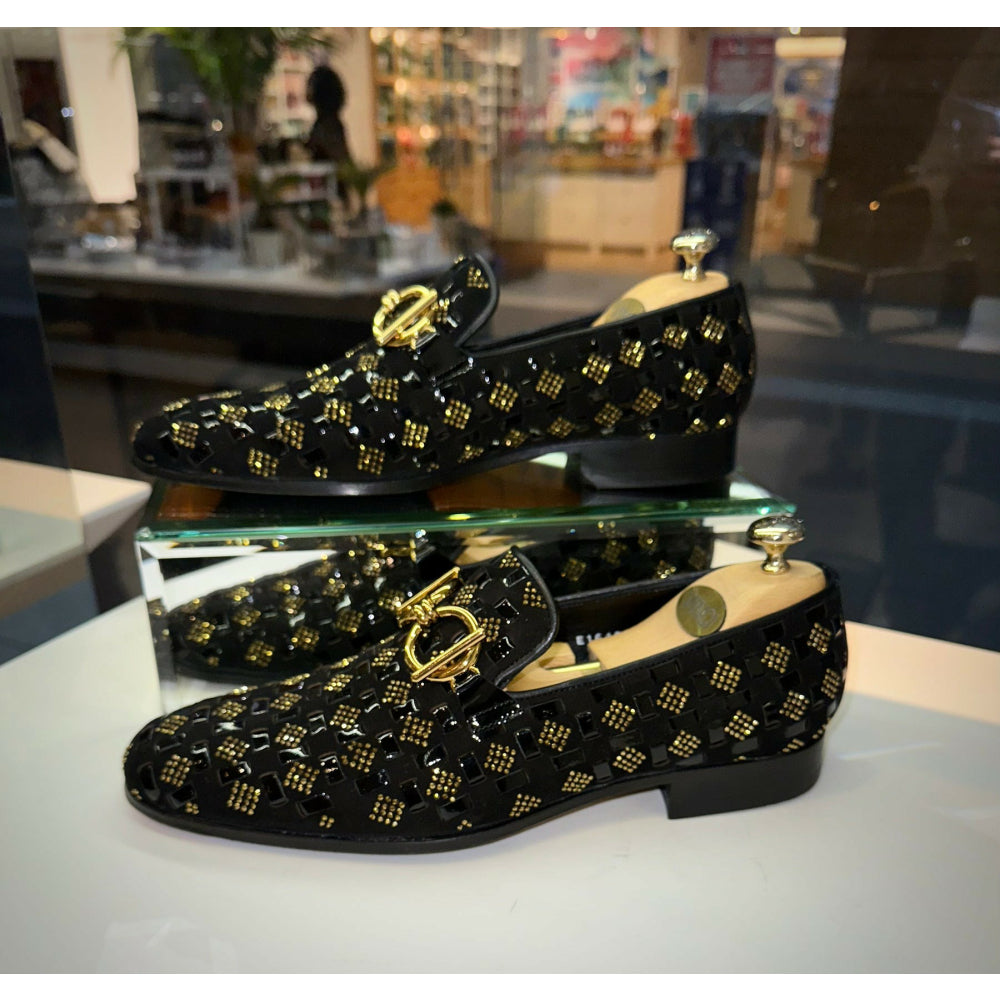 Vinci Leather The Vicino Shoe Black Bit Dress Loafer (11621-1) Vinci Leather The Vicino Shoe Black Bit Dress Loafer (11621-1)