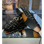 Vinci Leather The Vicino Shoe Black Bit Dress Loafer (11621-1)