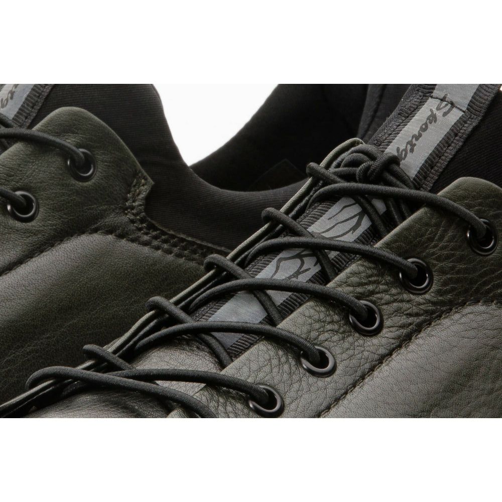 Vinci Leather The Vilnius Green Leather Sneaker