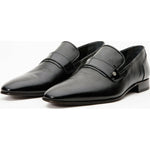 Vinci Leather The Warsaw Shoe Black Leather Bit Loafer (2004)