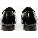 Vinci Leather The Warsaw Shoe Black Leather Bit Loafer (2004)
