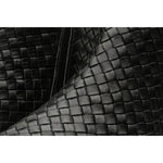 Vinci Leather The Wellington Black Handwoven Leather Boot With A Zipper (12721 S-5)