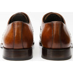Vinci Leather The Yukon Brown Single Brogue Cap Toe Oxford Shoe (16009)