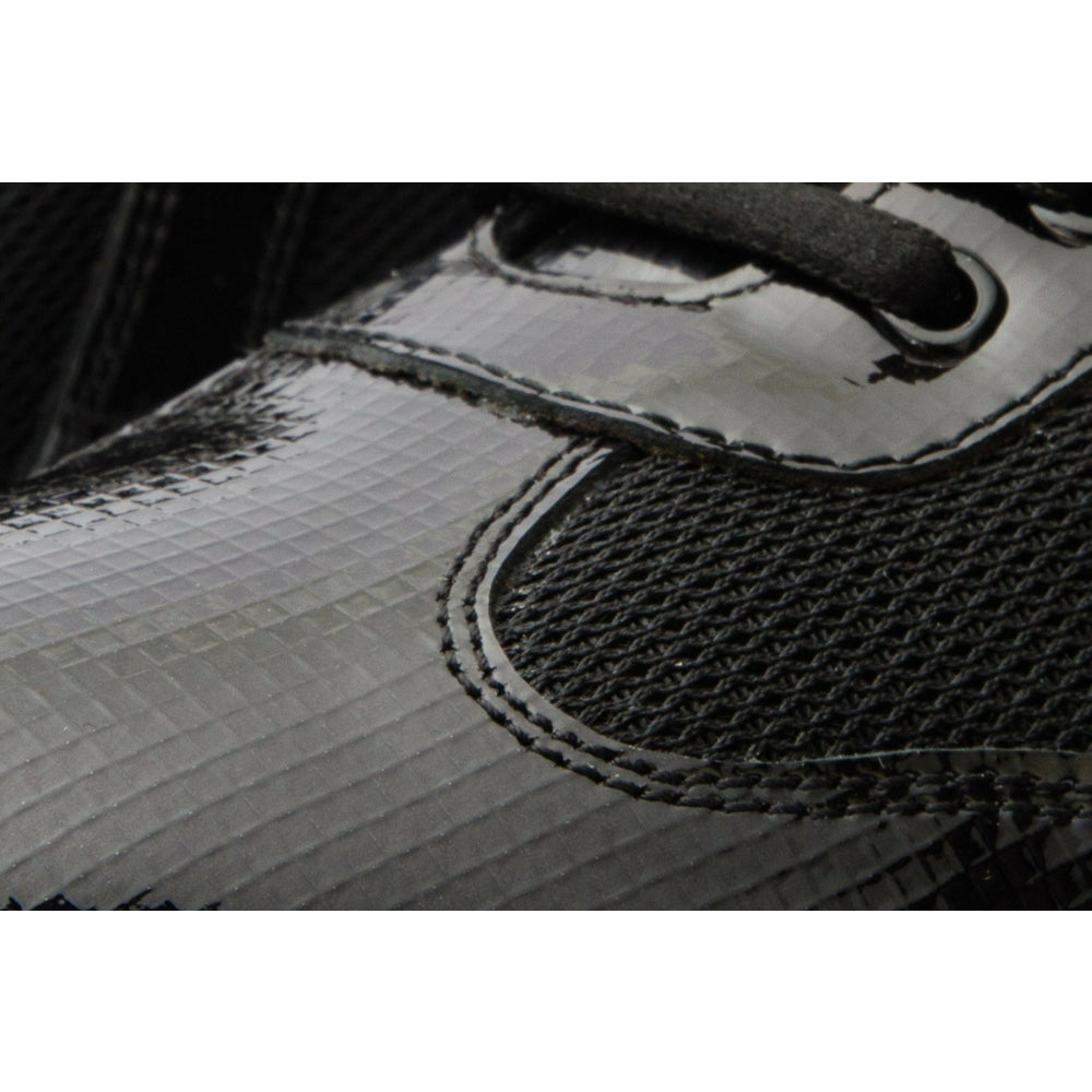 Vinci Leather The Zona Black / Red Leather Sneaker (15123)