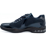 Vinci Leather The Zona Navy Leather Sneaker (15123)
