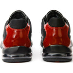 Vinci Leather The Zona Black / Red Leather Sneaker (15123)