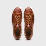 Zelli Vivo Italian Tumbled Calfskin Sneakers Safari Tobacco (65-348-CGN)