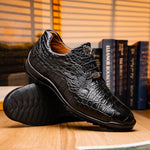 Marco Di Milano Vulcan Alligator Sneakers Black