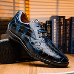 Marco Di Milano Vulcan Alligator Sneakers Rustic Navy