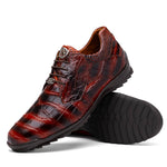 Marco Di Milano Vulcan Alligator Sneakers Rustic Cognac