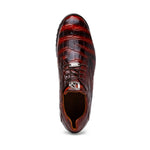 Marco Di Milano Vulcan Alligator Sneakers Rustic Cognac