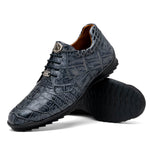 Marco Di Milano Vulcan Alligator Sneakers Rustic Grey