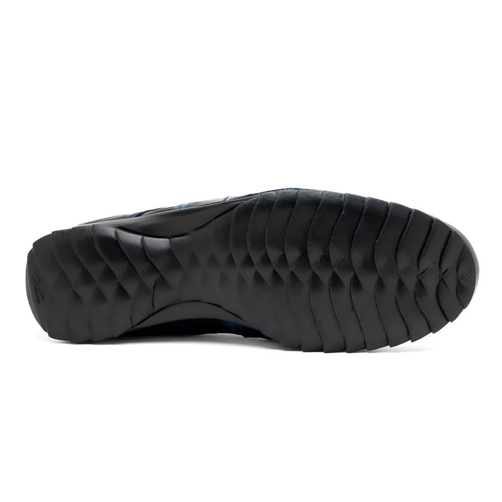 Marco Di Milano Vulcan Alligator Sneakers Rustic Navy