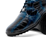Marco Di Milano Vulcan Alligator Sneakers Rustic Navy