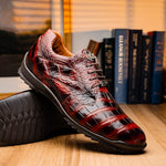 Marco Di Milano Vulcan Alligator Sneakers Rustic Cognac