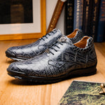 Marco Di Milano Vulcan Alligator Sneakers Rustic Grey