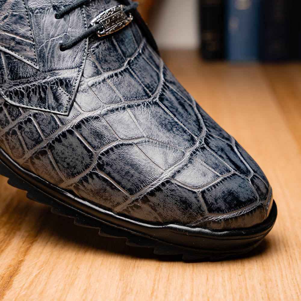 Marco Di Milano Vulcan Alligator Sneakers Rustic Grey